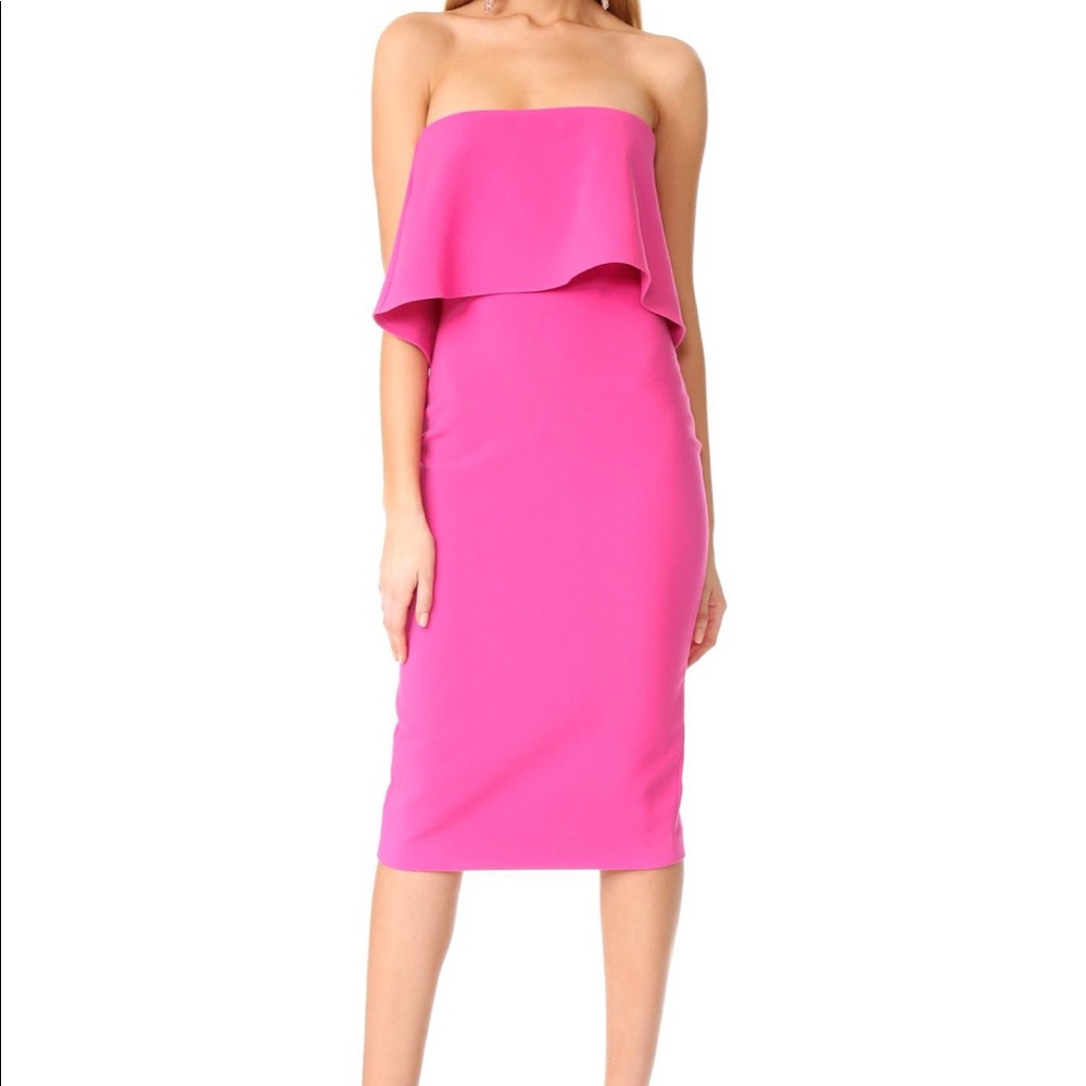 LIKELY Driggs strapless midi dress NWT!